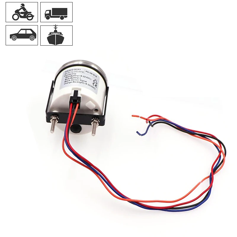 52 мм водонепроницаемый Автомобильный датчик уровня топлива ЖК дисплей цифровой