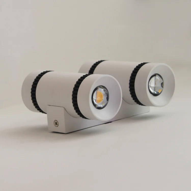 

8pcs/lot outdoor led Aluminum Lamp ac85-260v COB LED wall lamp aisle lights porch lamp LED minimalist Double Wall Lamp 2*5W