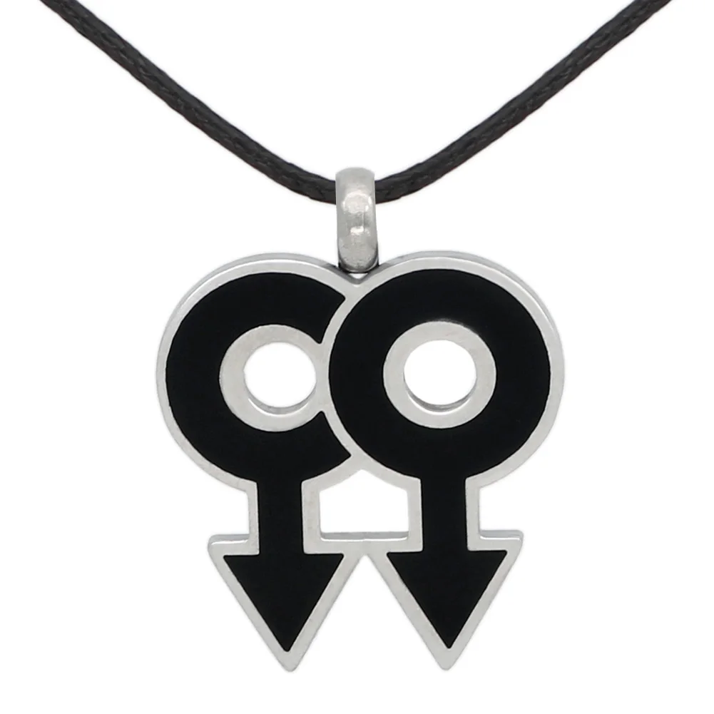 Мужское ожерелье из нержавеющей стали ЛГБТ гей-Прайд | Украшения и аксессуары