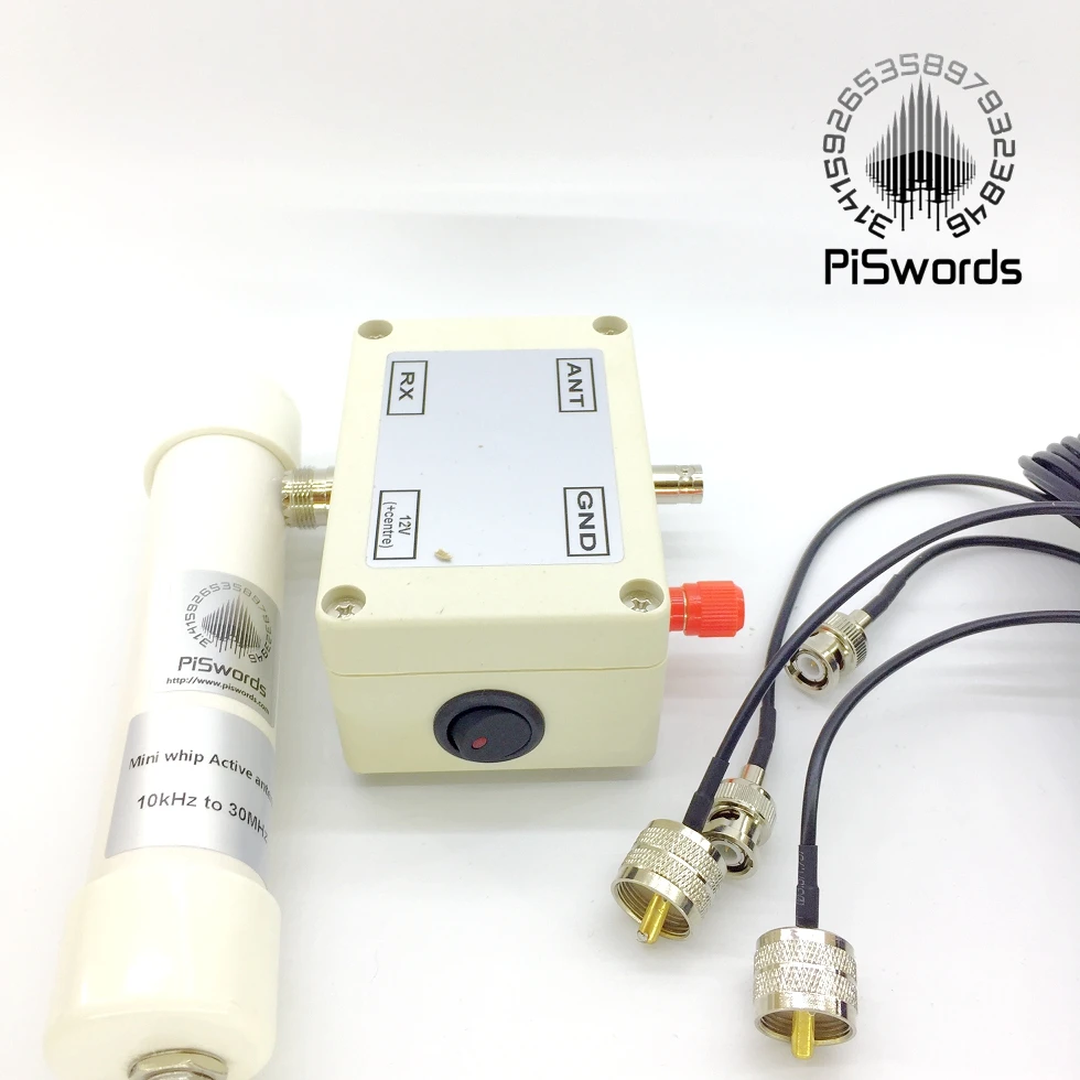 MiniWhip активная антенна 10 кГц до 30 МГц мини whip HF LF VLF VHF SDR RX с портативным кабелем