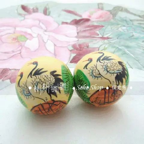 Ручная роспись baoding железные шарики 45 мм 50 без выцветания. Китайская аквакраска.