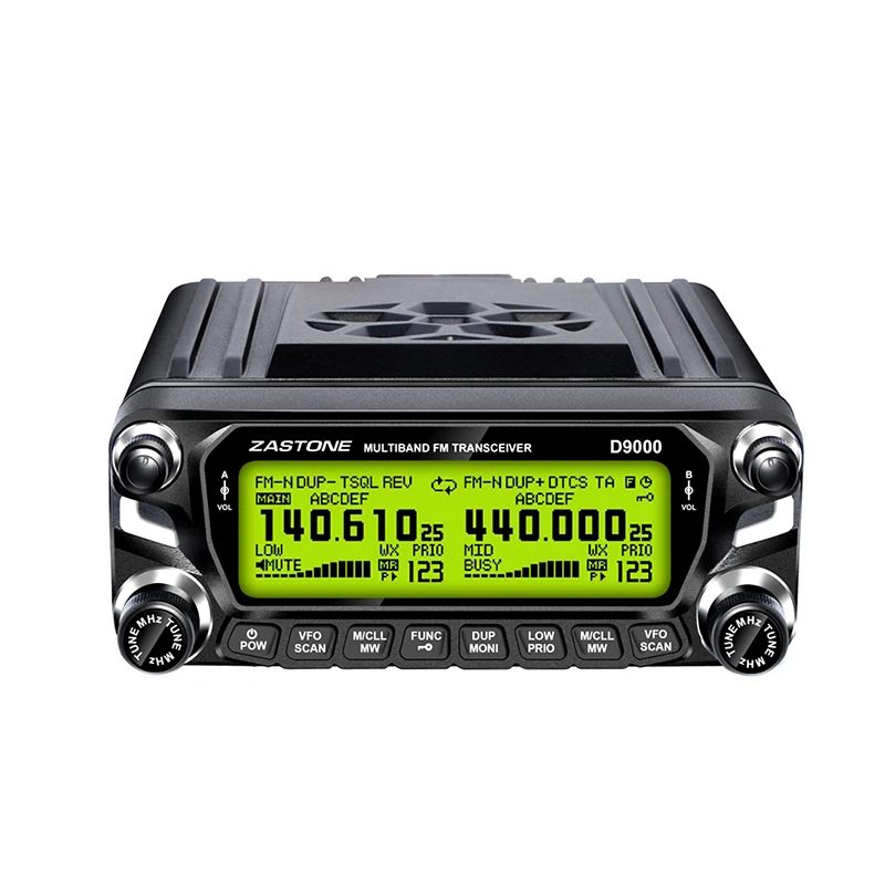 Zastone D9000 Car walkie talkie Radio Station 50W UHF/VHF 136-174/400-520MHz Two way radio Ham HF Transceiver enlarge