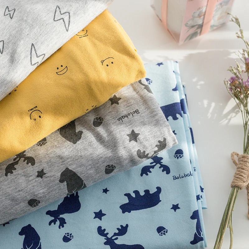 4 способа растягивания детей хлопчатобумажная ткань печатных мультфильм ребенок