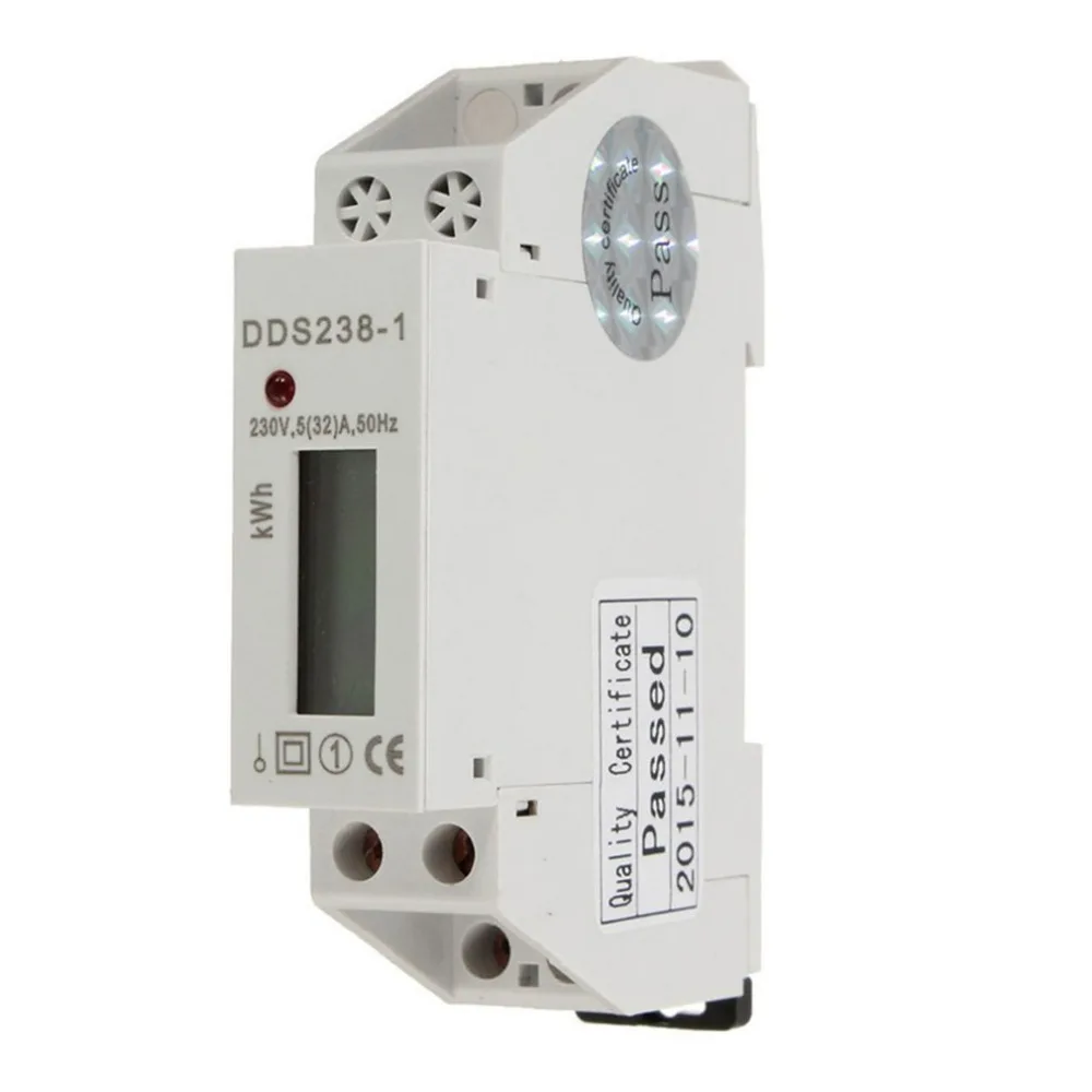 ЖК-дисплей DDS238-1 5 (32) A 230V 50 HZ/60Hz однофазный электронный Тип Мини счетчик