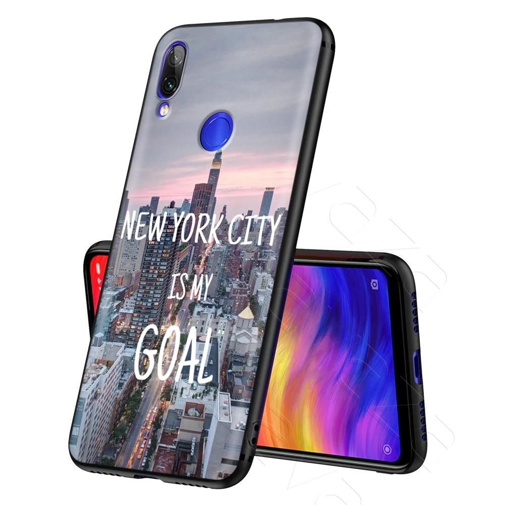 NYC New York City чехол для Xiaomi Redmi Note 8 9 S K30 Pro MI MAX 3 6 SE A1 A2 A3 10 Lite Plus 8A F1 |