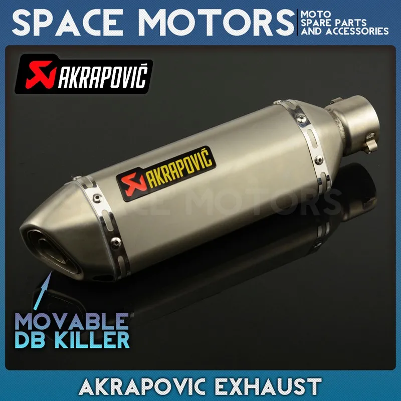 Изменение настройки Akrapovic Выхлопных Труб Глушитель для мотоцикла CBR CBR600 CBR1000 CB400 CB600 990 ГЕРЦОГ ER6N ER6R YZF600 TTR