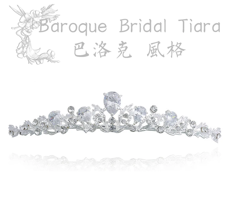muylinda Classic Bridal Crystal Tiara And Crown Flower Vine Hair Accessories For Women Wedding Headband Tiaras