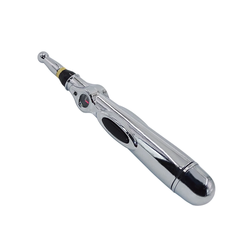 Acupuncture Pen Ручка Acupuntura электрическая иглоукалывающая Магнитная терапия исцеляющая Массажная ручка Меридиан энергетическая ручка массажный инструмент с проводящим гелем - Цвет: Acupuncture Pen