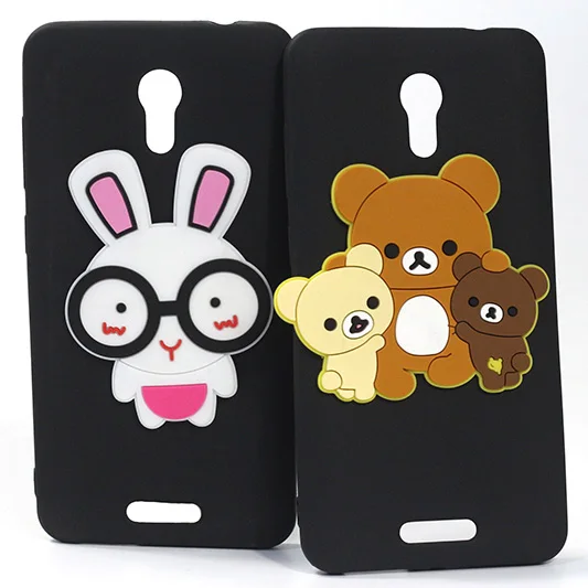 Мягкий чехол с медведем и кроликом для BQ BQ-5201 силиконовый мягкий 5201 BQ5201 чехлы