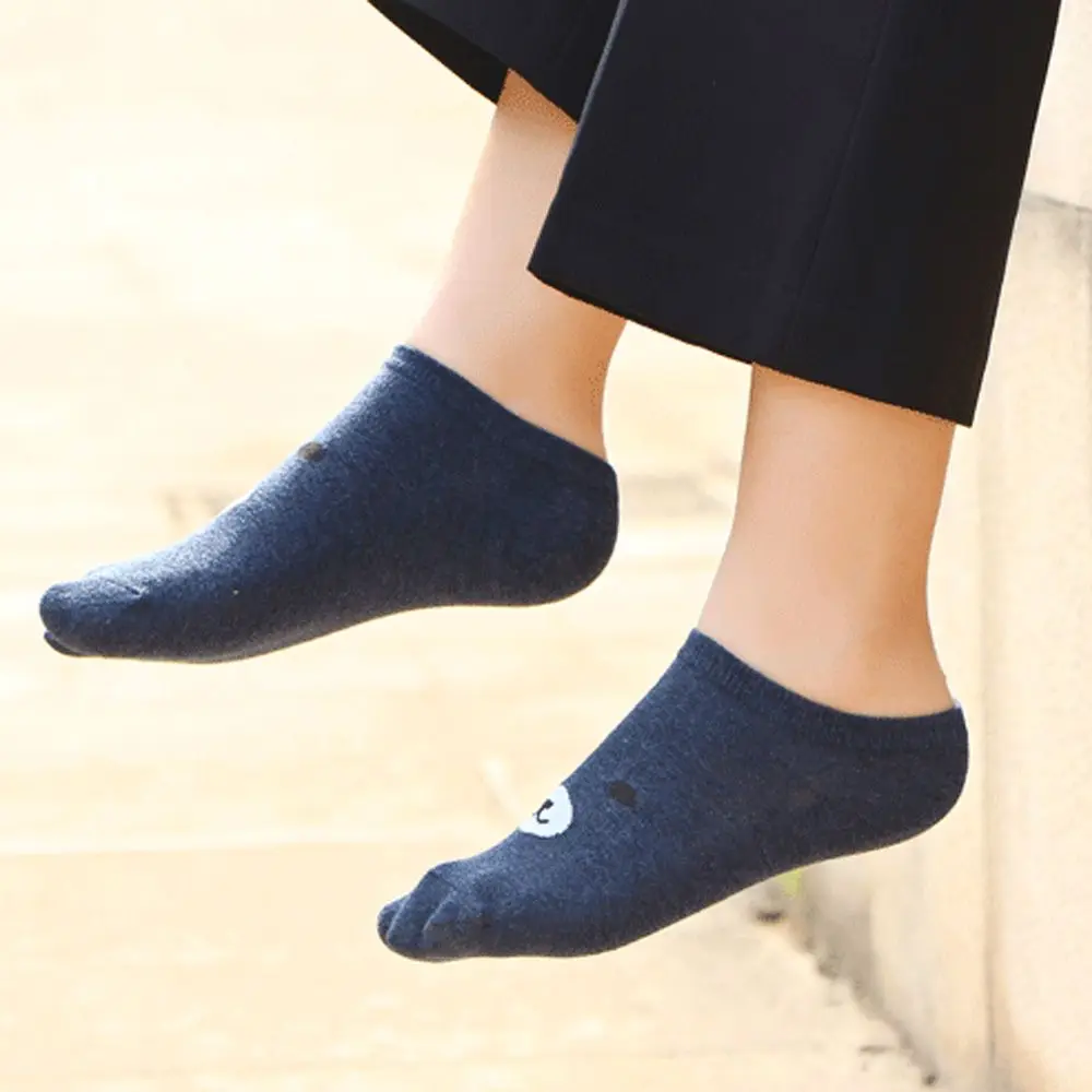 Лидер продаж милые летние Короткие хлопковые носки с маленьким медведем удобные