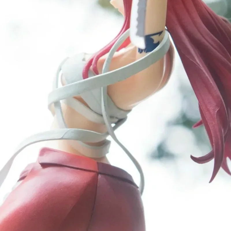 Сказочный хвост Erza Scarlet Muramasa клинок демона красная кисточка аниме модель