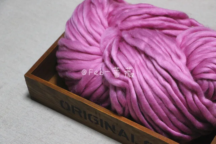 Сверхтолстая пряжа для вязания Высококачественная толстая шапки ручного