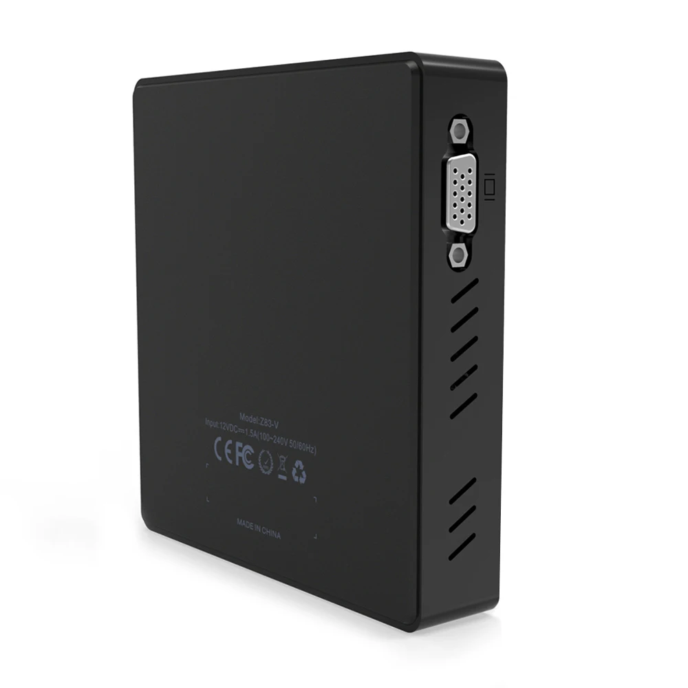 Z83V Mini PC Windows 10 Intel Atom X5-Z8350 безвентиляторный X86 LAN USB 2 ГБ Оперативная память 32
