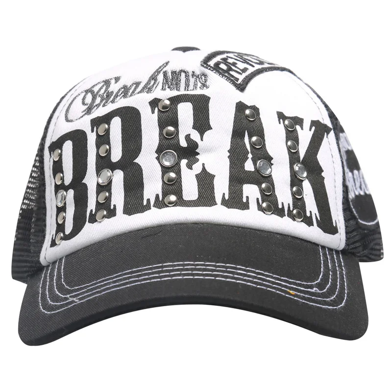 2016 мальчик сломать хлеб сетчатая шляпа шапки для мальчиков бейсбольные кепки