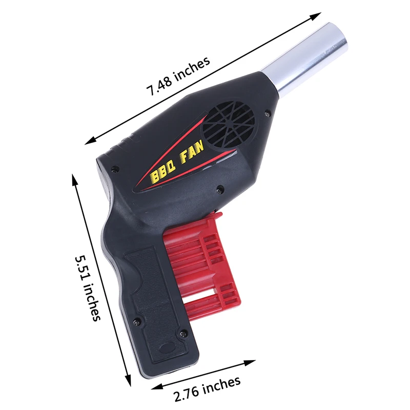 1 шт барбекю пламенный уголь гриля вентилятор сильфоны огонь воздуходувка