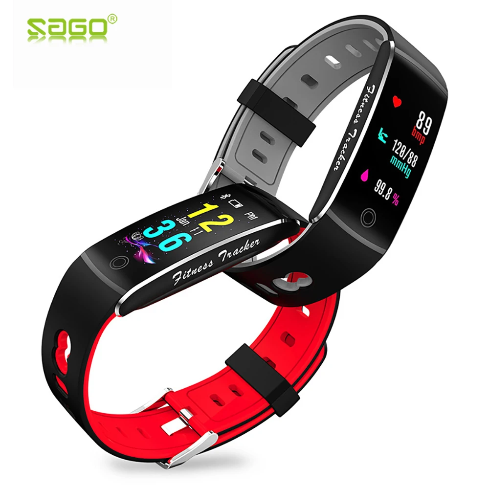 Sago Bluetooth умный Браслет фитнес трекер часы сна Удаленная камера браслет