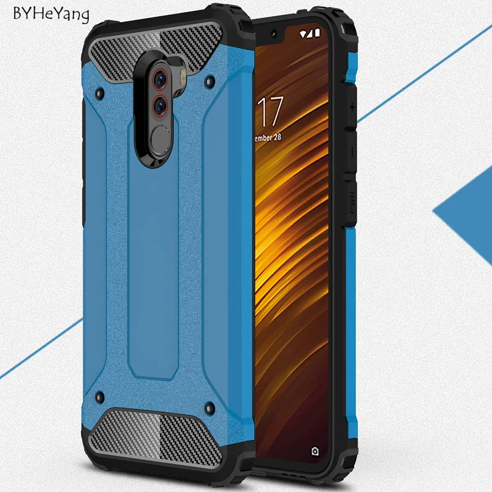 Чехол для Xiaomi Pocophone F1 чехол армированный тонкий жесткий силиконовый телефона Poco