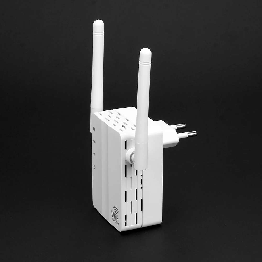 2,4 ГГц 300 м настенный штекер Портативный мини WiFi беспроводной приемник маршрутизатор повторитель адаптер с внешней антенной с 1 портом LAN