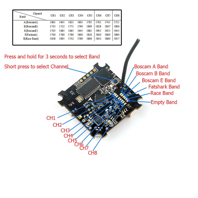 

VTX F3 Brushed Flight Controller for Tiny Bwhoop Built-in Betaflight OSD and 25mw VTX with Smartaudio for Tiny6/6x/7/7x