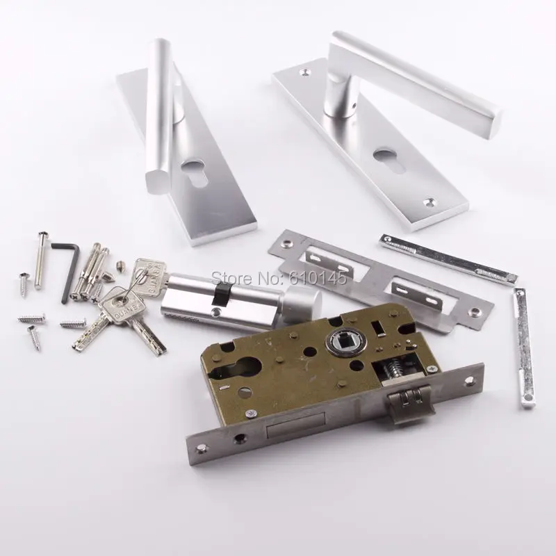 high quality zinc alloy hand Lock Wire drawing indoor Wooden doors lock archives Bedroom Door Villa Hotel Mortise | Обустройство дома