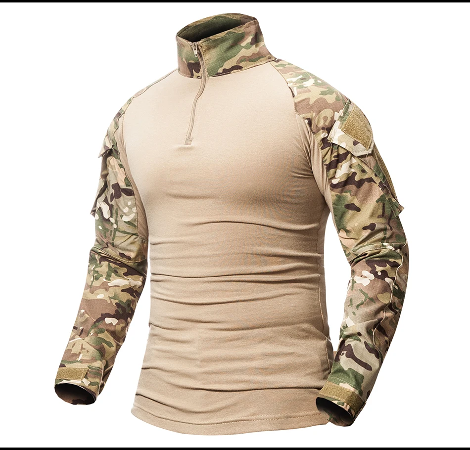ReFire Gear, камуфляжная армейская футболка, мужская, США, RU, солдат, Боевая тактическая футболка, военная сила, Мультикам, камуфляж, с длинным рукавом, футболки