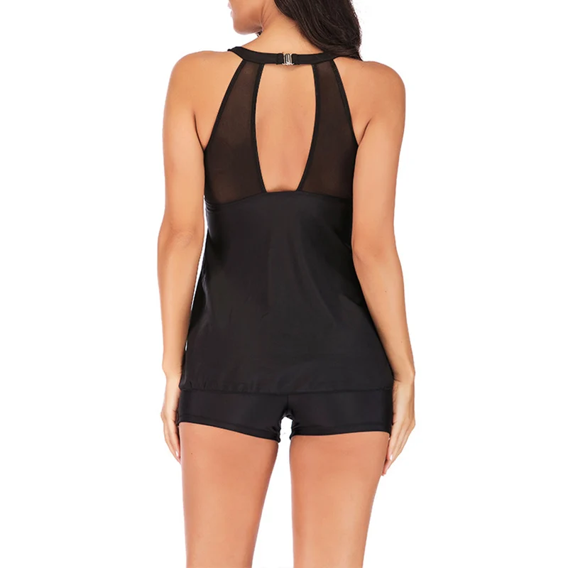 Танкини больших размеров животик скрыть Плавание одежда Для женщин ванный