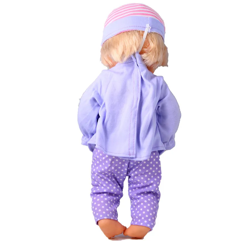 Одежда для кукол 40 см 41 фиолетовая футболка с длинными рукавами Nenucos Doll Nenuco Ropa y su