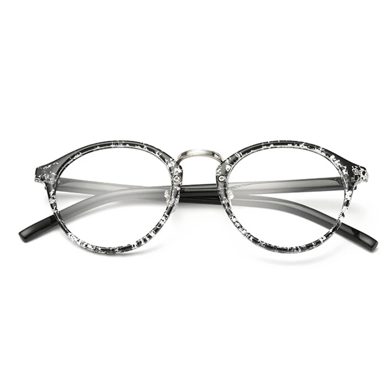 Retro Round Prescription Glasses Men Women Eyeglasses High Quality Myopia Optical Frame Computer Eyewear with Clear Lens Reader |