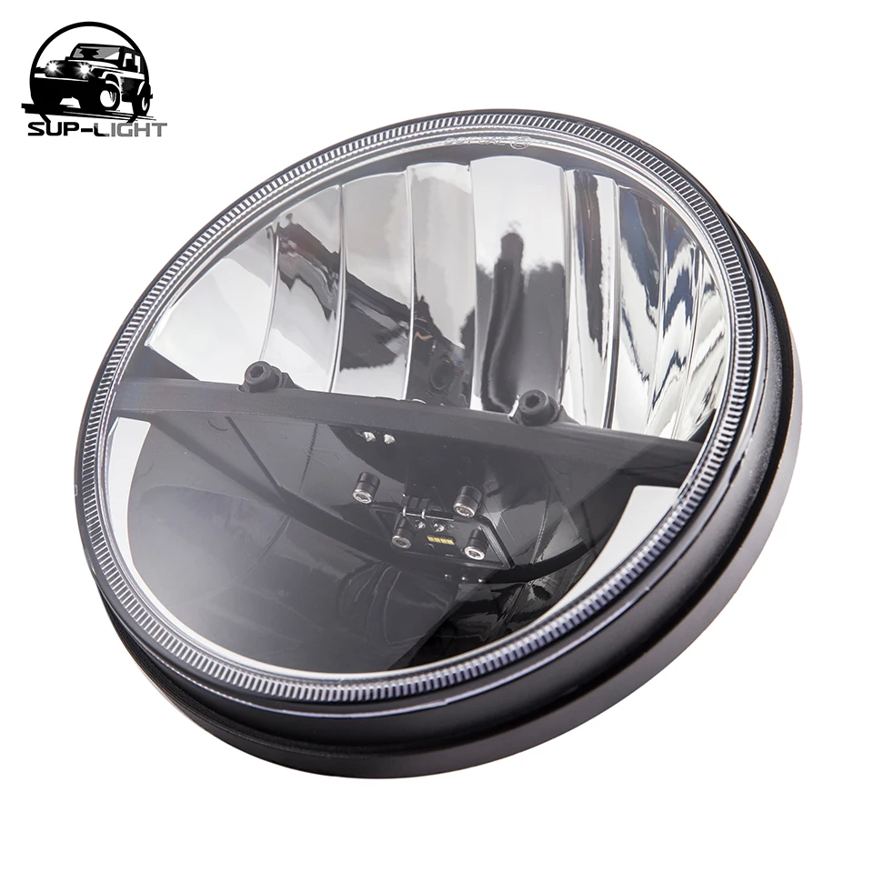 Мотоциклетная светодиодная фара 7 дюймов 30 Вт H4 с герметичным светом для Harley Jeep