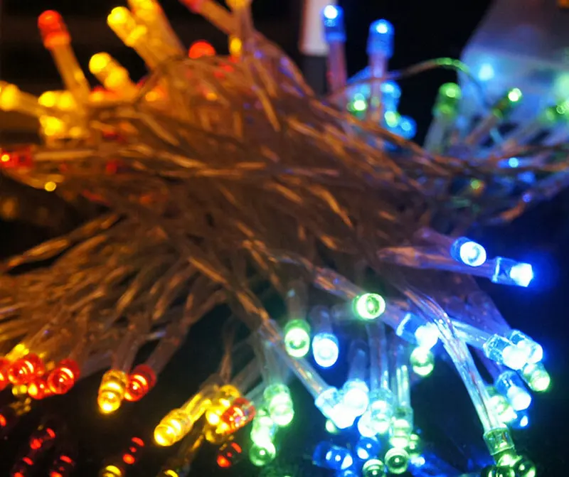 30 шт длина 2 м 20 LED Батарея светящиеся гирлянды светильник для рождественской