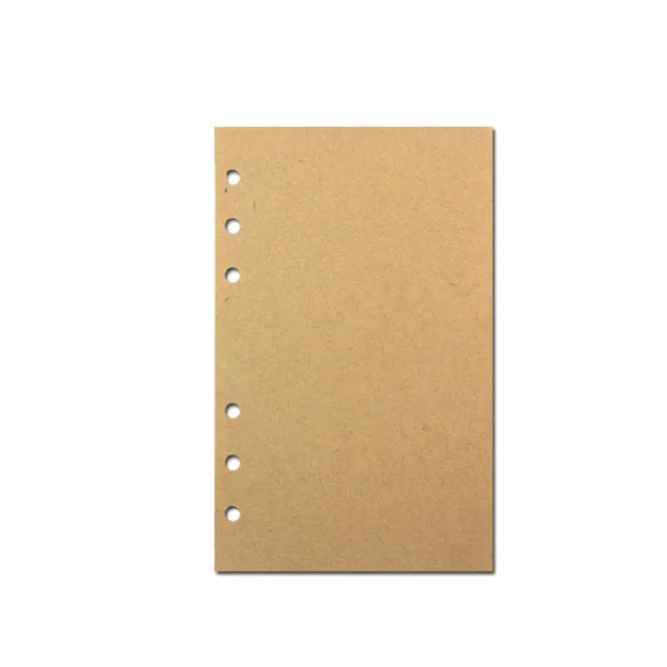 Filler paper Новые кожаные Тетрадь бумага 80 листов 7 дюймов журналов эскиз ежедневник дневник записная книжка на спирали из крафт-бумаги для офиса и школьные принадлежности подарок - Цвет: Filler paper