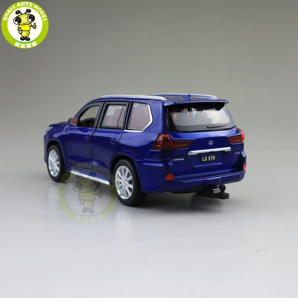 1/32 JACKIEKIM LX570 SUV литая под давлением Модель автомобиля игрушки для детей звуковое освещение вытяжной автомобиль подарок для мальчиков и девочек