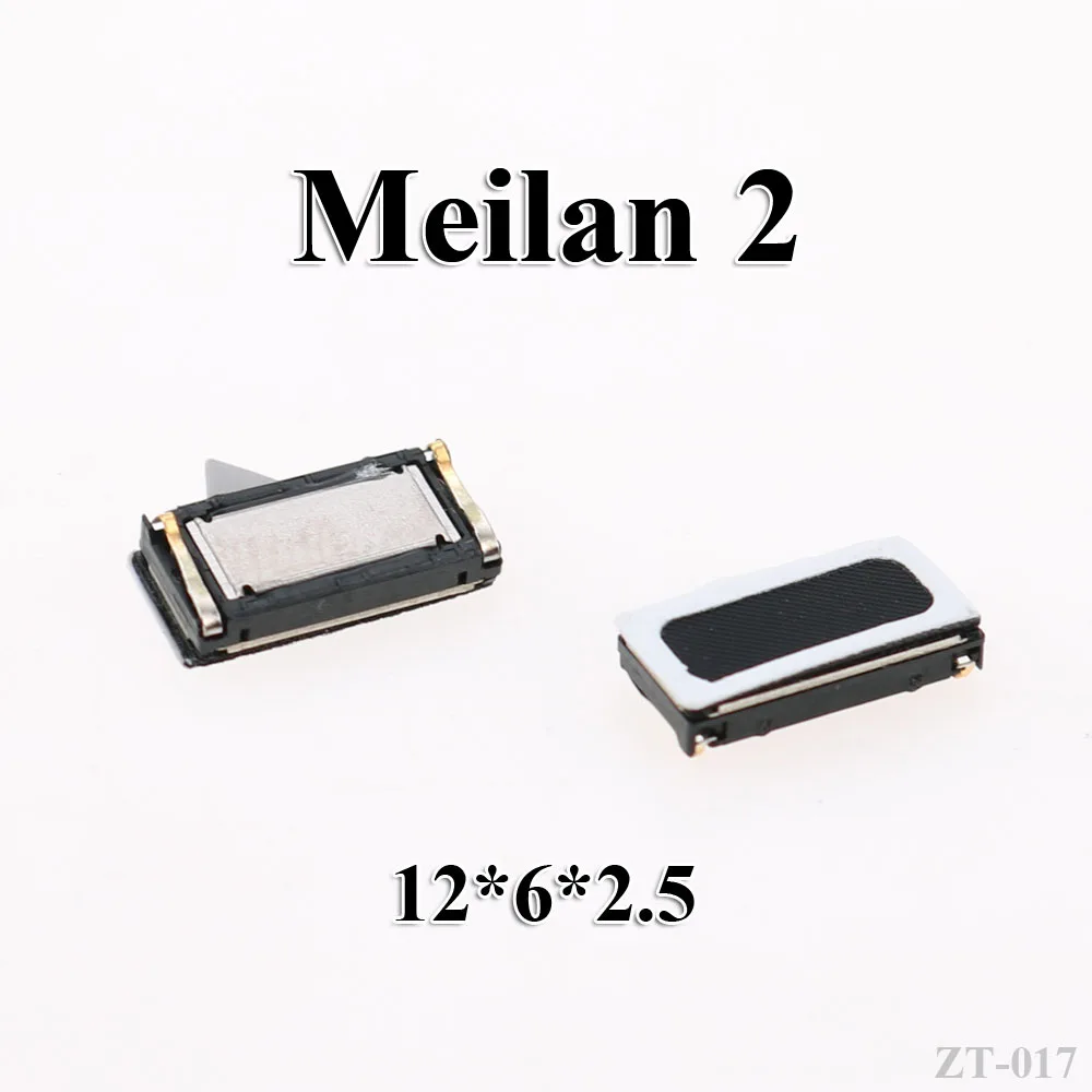 Meilan 2 2 шт передний верхний наушник, динамик, звуковой приемник для Meizu Meilan Note/S6/6/A5/5 5S/3 S/2/E2/E/X x8/U20/Note 6 5 3 2/металлическая конструкция - Цвет: Meilan 2