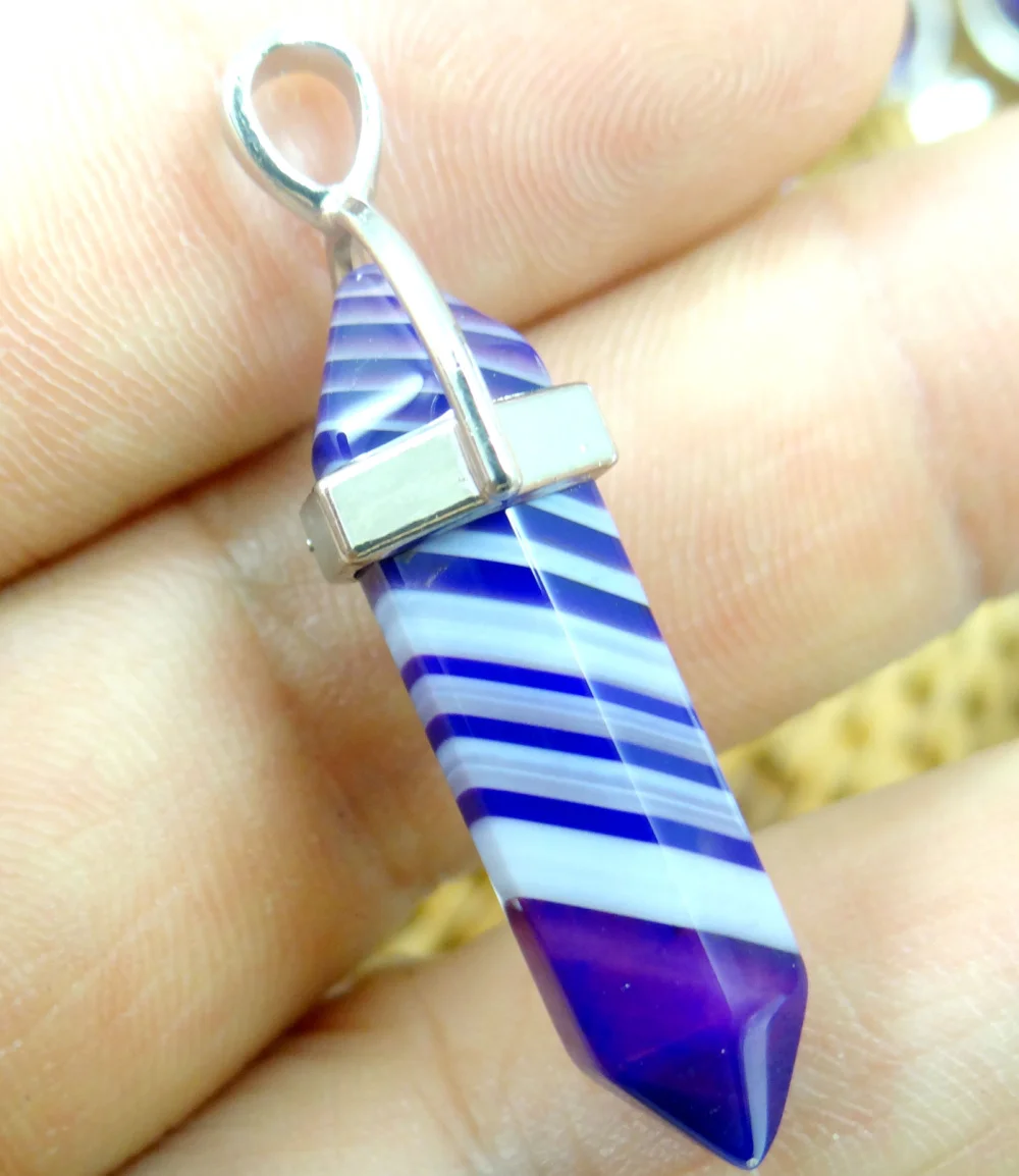 Подвески из натуральной кожи бриллианты Смешанные в виде столба для