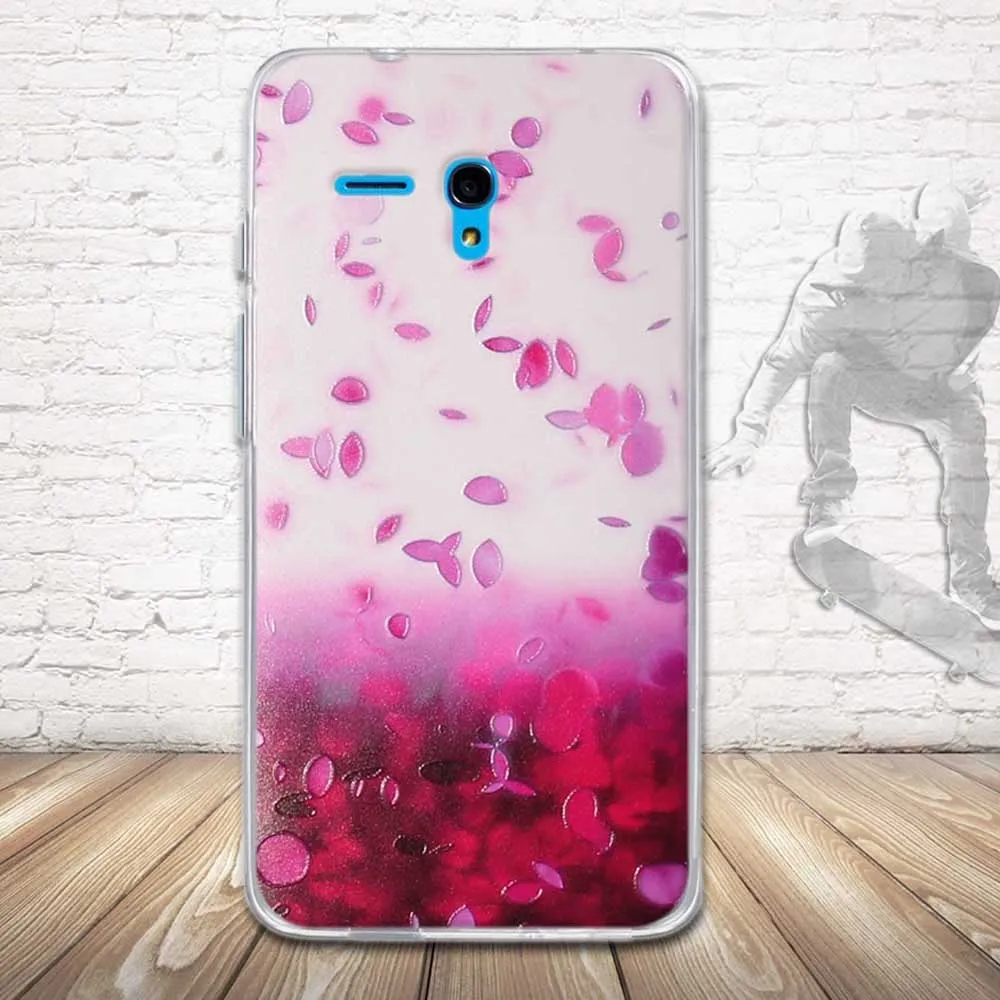 Чехол для Alcatel One Touch Fierce XL 5054D мягкий силиконовый чехол из ТПУ 5054 чехол|Бамперы| |