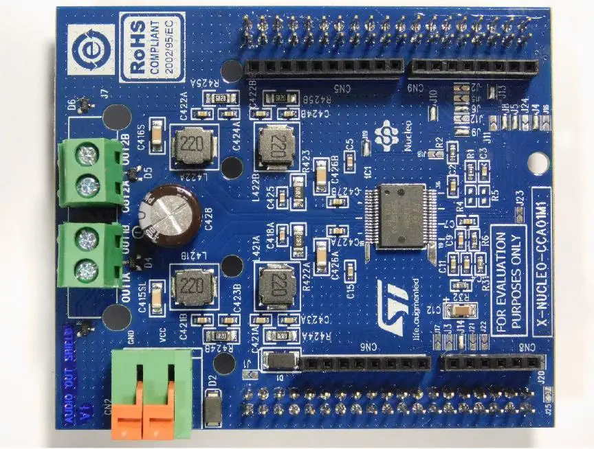 ST X-NUCLEO-CCA01M1 STA350BW аудио усилитель для Arduino Плата расширения |
