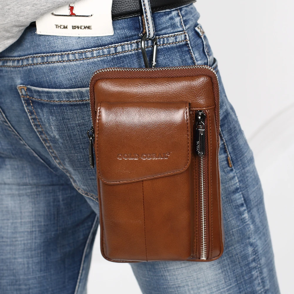 Сумка-мессенджер Мужская из натуральной кожи | Багаж и сумки