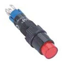 ELEWIND 8 мм Переключатель кнопок с подсветкой (PB81Y 11ZD/R/12V)|switch switch|switch latchingswitch 12v |