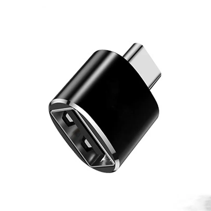 Black USB 3,0 type-C OTG кабель адаптер type C USB-C конвертер для Xiaomi Redmi 7 huawei P30 samsung S10e мышь клавиатура USB диск флэш - Цвет: Black