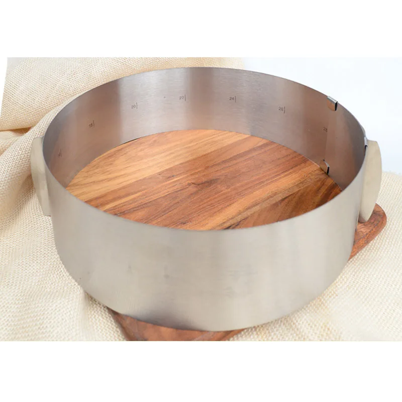 Регулируемая форма для торта из нержавеющей стали выдвижное кольцо Мусса 6 12