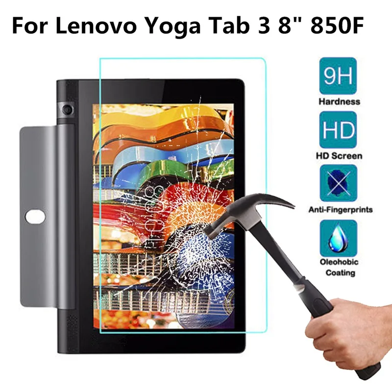 Закаленное стекло 9H 2.5D для защиты экрана Lenovo Yoga Tab 3 850 дюйма |