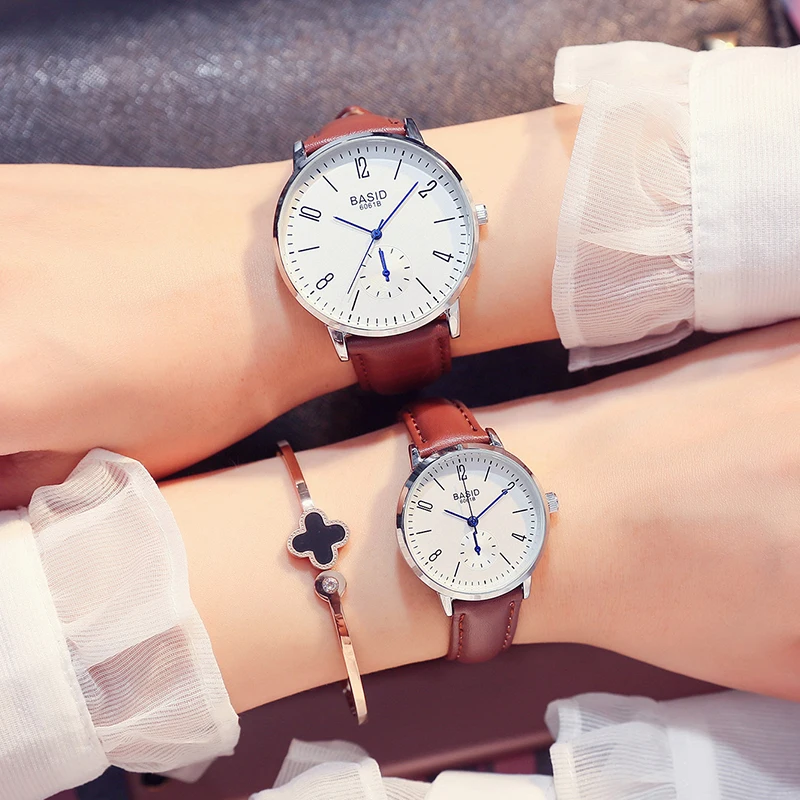 Часы женские кварцевые с большим циферблатом Брендовые повседневные наручные из