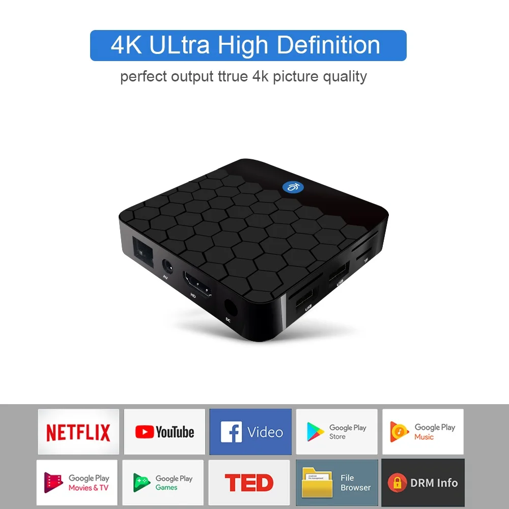 X88 мини Google Android ТВ Ящик Голосовой Управление X88mini Rockchip RK3328 2 ГБ 16 4 К 60fps 1080 P Play Store
