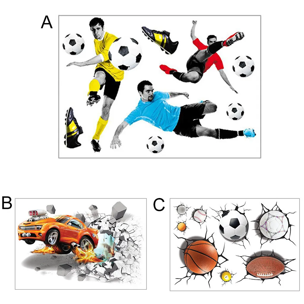 3D баскетбольные подарки персонализированные имя и цифра футбольный Декор