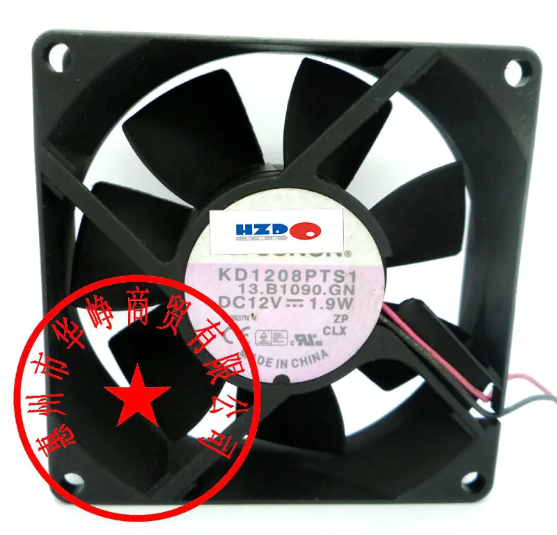 Hzdo KD1208PTS1 8025 12 в 1 8 Вт 9 2 проводной охлаждающий вентилятор 80*80*25 мм|cooling fan|cooling fan 12v12v