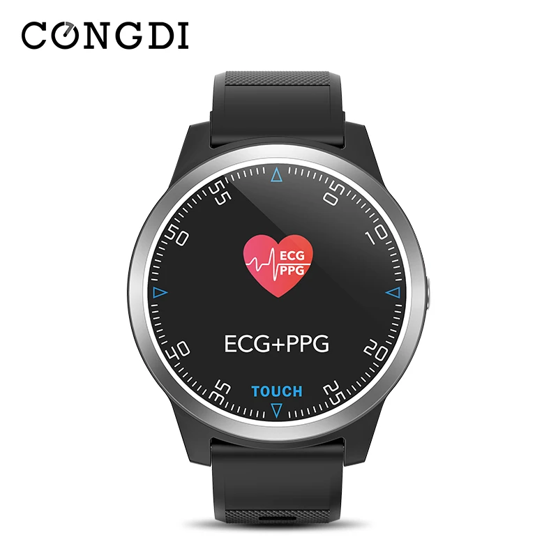 Смарт часы Congdi E101 2019 с пульсометром и тонометром Bluetooth умные фитнес