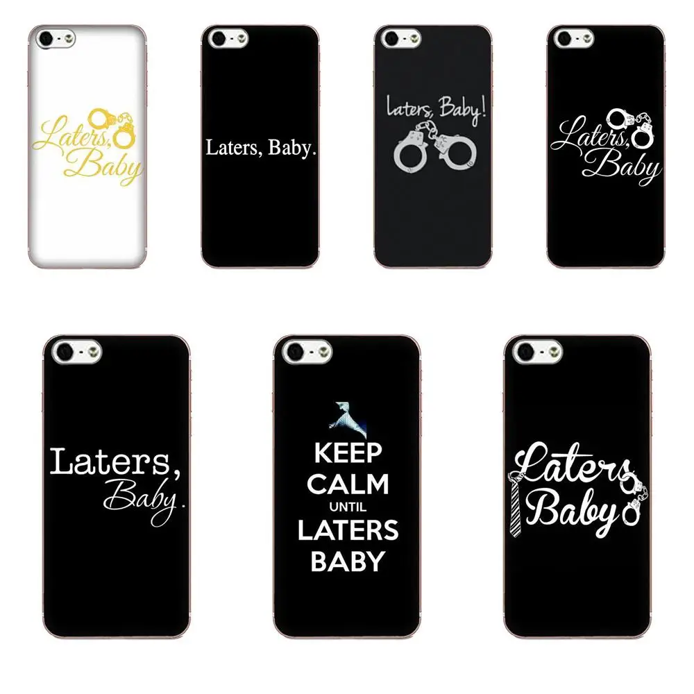 Laters Baby Fifty Shades Of серый мягкий модный чехол для Apple iPhone X XS Max XR 4 4S 5 5C 5S SE 6 6S 7 8