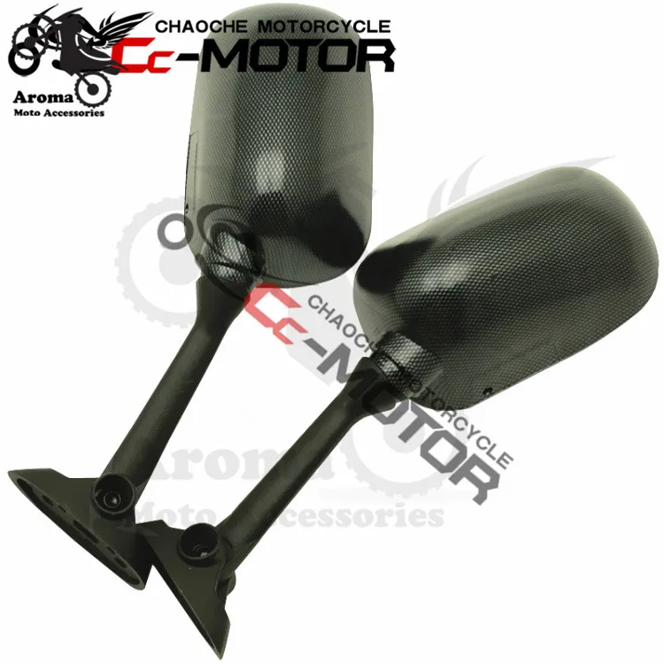 

2 colors black carbon fibre color scooter accessories motorcycle rear view moto parts motorbike mirror for honda VFR800 rearview