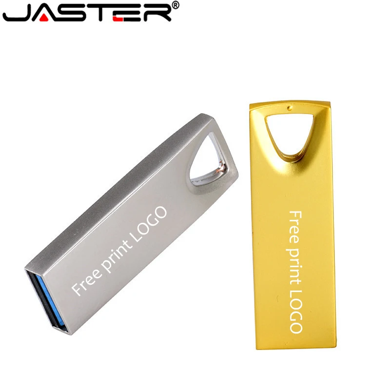 JASTER usb флеш-накопитель 2,0 серебристый/Золотой металлический флеш-накопитель 64 ГБ 32 ГБ 16 ГБ 4 ГБ memoria флеш-накопитель память usb браслет ключ