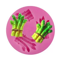 Бамбуковые ростки форма спаржи глина помадка силиконовая DIY Инструменты для